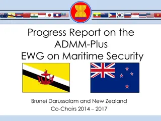 Progress Report on ADMM-Plus EWG on Maritime Security 2014-2017