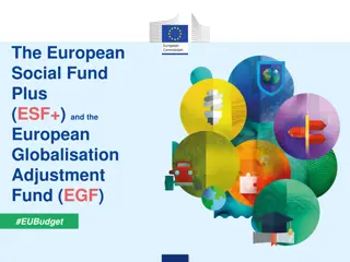 The European Social Fund Plus (ESF+) and European Globalisation Adjustment Fund (EGF) in EU Budget