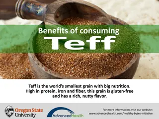 Discover the Health Benefits of Teff: The Tiny Nutrient-Rich Grain