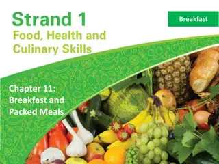 Importance of a Healthy Breakfast and Planning Guidelines