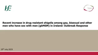 Recent Increase in Drug-Resistant Shigella Among gbMSM in Ireland: Outbreak Response