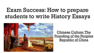 Strategies for Teaching History Essays on the Founding of the People's Republic of China