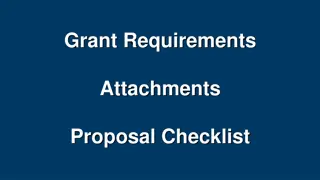 Grant Proposal Requirements and Checklist for SCDD Cycle 45 RFP