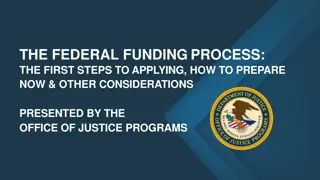 Understanding the Federal Funding Process: A Guide by the Office of Justice Programs