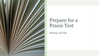 Effective Strategies for Praxis Test Preparation