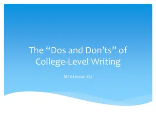 College-Level Writing Essentials