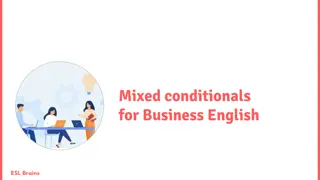 Mixed Conditionals for Business English ESL