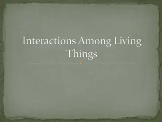 Interactions Among Living Things and Adaptations in Nature