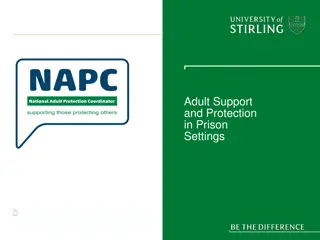 Challenges and Solutions in Adult Support and Protection within Prison Settings