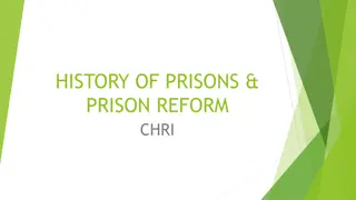 Evolution of Prisons and Prison Reform Through History