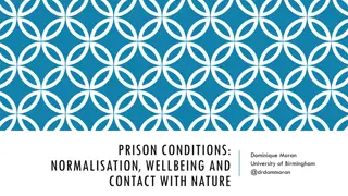 Research on Prison Conditions, Normalisation, Wellbeing, and Nature Contact