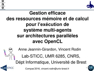 Efficient Resource Management for Multi-Agent System Execution on Parallel Architectures with OpenCL