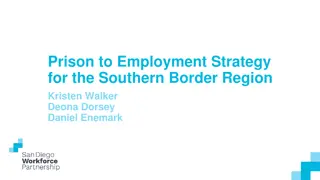 Prison to Employment Strategy in Southern Border Region