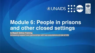 Addressing Health Disparities in Prisons: Module 6 Overview