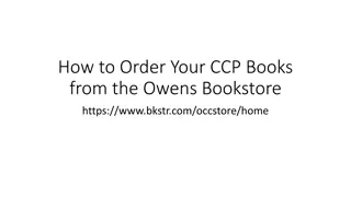 Ordering Your CCP Books from Owens Bookstore Guide