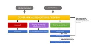 Procedures and Criteria for Adjudication of Charges by Chief Magistrate