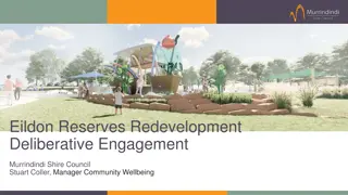 Eildon Reserves Redevelopment Deliberative Engagement Overview