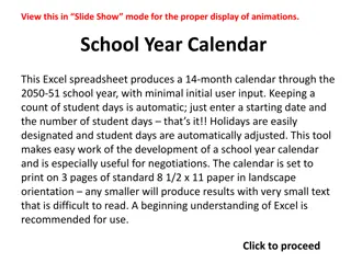 Automated 14-Month School Year Calendar Tool for Easy Planning