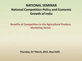 National Seminar on Competition Policy and Economic Growth in India