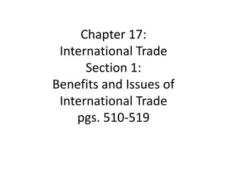 International Trade: Benefits, Specialization, and Comparative Advantage