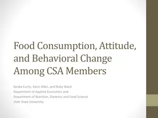 Impact of CSA Membership on Food Consumption and Behavior