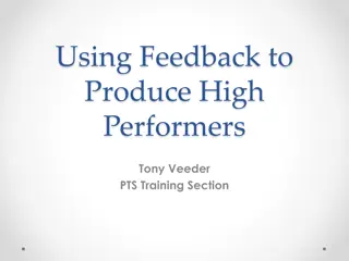 Effective Feedback Strategies for High Performance