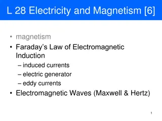 Magnetism: Faraday's Law and Induction