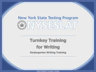 Comprehensive Guide to Kindergarten Writing Training for NYSESLAT 2019