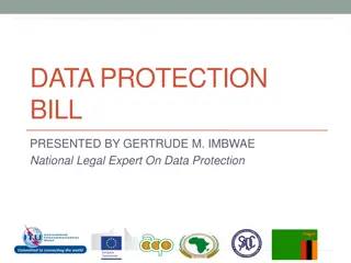 Data Protection Bill Presented by Gertrude M. Imbwae: Overview and Key Features