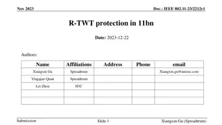 Proposal for R-TWT Protection in IEEE 802.11-23/2212r1 11bn