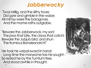 Understanding Syntax Through Jabberwocky and Linguistic Examples