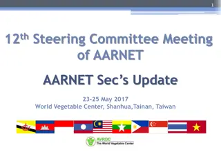 Updates from AARNET Steering Committee Meetings