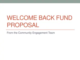 Community Engagement Fund Proposal for Festive Activities