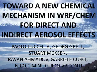 Advancements in Chemical Mechanisms for Aerosol Effects in WRF/Chem Model