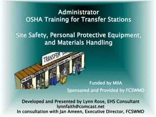 OSHA Training for Transfer Stations: Site Safety and Materials Handling