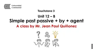 Passive Voice in English: Usage and Examples