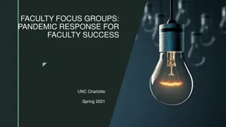 Addressing Faculty Needs Amidst the Pandemic: Insights from UNC Charlotte Spring 2021 Focus Groups