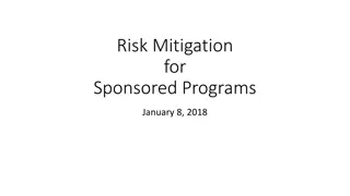 Mitigating Risks in Sponsored Programs - Audit Trends and Common Themes