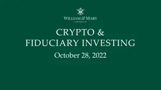 Fiduciary Investment in Cryptocurrency