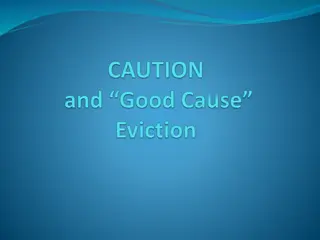 Good Cause Eviction in the Section 42 Program