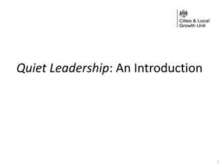 Understanding Quiet Leadership and Its Impact in Modern Organizations