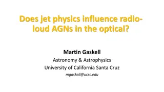 Influence of Jet Physics on Radio-Loud AGNs in the Optical Domain