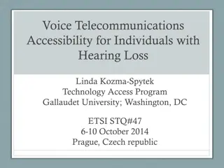 Enhancing Voice Telecommunications Accessibility for Individuals with Hearing Loss