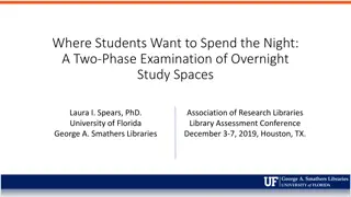 Overnight Study Spaces: Where Students Prefer to Study