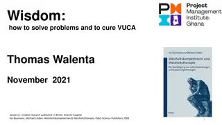 Building Wisdom: Strategies to Navigate VUCA Challenges