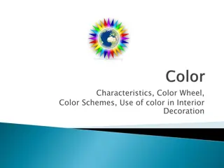 Understanding Color: Characteristics, Color Wheel, and Interior Decoration