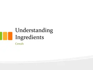 Exploring the World of Cereals: From Structures to Uses in Cooking