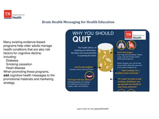 Brain Health Messaging for Health Education: Promoting Cognitive Well-being