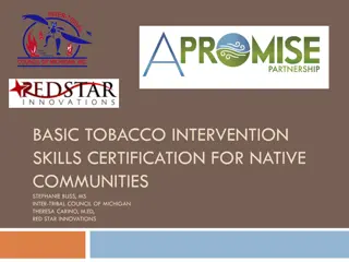 Native Communities Tobacco Intervention Skills Certification Program