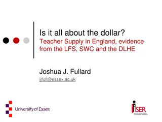 Teacher Supply and Pay in England: Examining the Impact on Education System